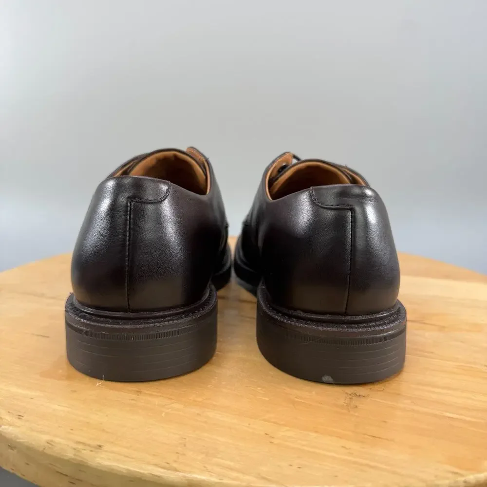 Polo Ralph Lauren Asher‎ Cap Toe Derby Shoes Men’s Size 10.5 Dark Brown $195 NEW